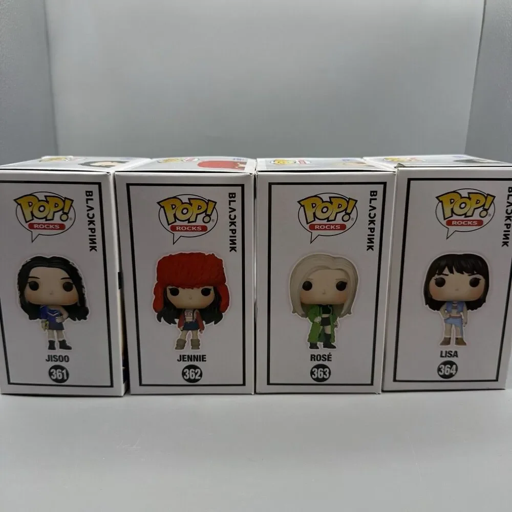 Funko Pop! BlackPink Shut DownComplete Set Of 4 NIB 361-364